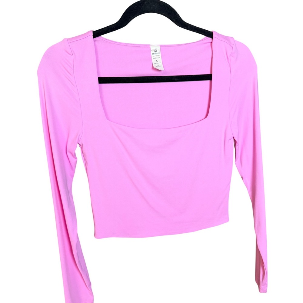 90 Degree by Reflex Contour Olivia Square Neck Crop Top Size S